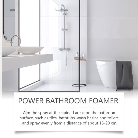 Clean Guest Bathroom Foam Cleaner β Multi-Function Spray for Bathtub, Sink & Tile Stains