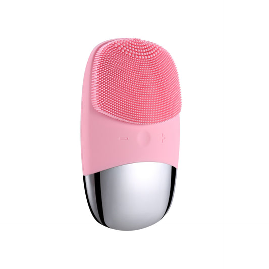 Mini Silicone Electric Face Cleansing Brush – Deep-Clean Facial Cleanser & Skin Massage Tool
