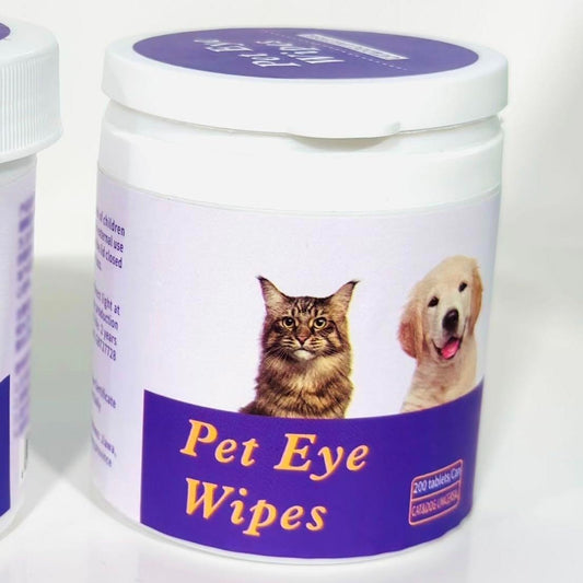 Pet Eye Wipes for Dogs & Cats – 200 Gentle Tear Stain Cleaning Wipes