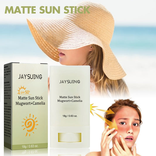 Jaysui Matte Protective Sun Stick – SPF50, Moisturizes & Brightens, Travel-Friendly Skincare Cream
